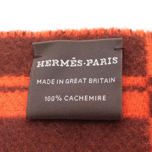HERMES Red Scarf - Picture 2 of 4
